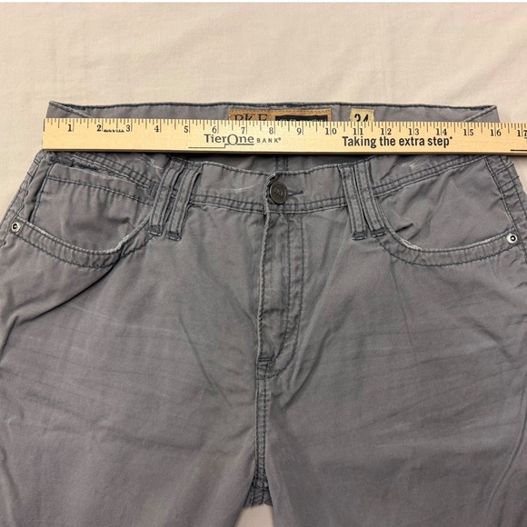 BKE Tyler Straight Leg Mens Gray 34x34 Cotton Button Zip Fly Pants Chinos - Picture 7 of 7